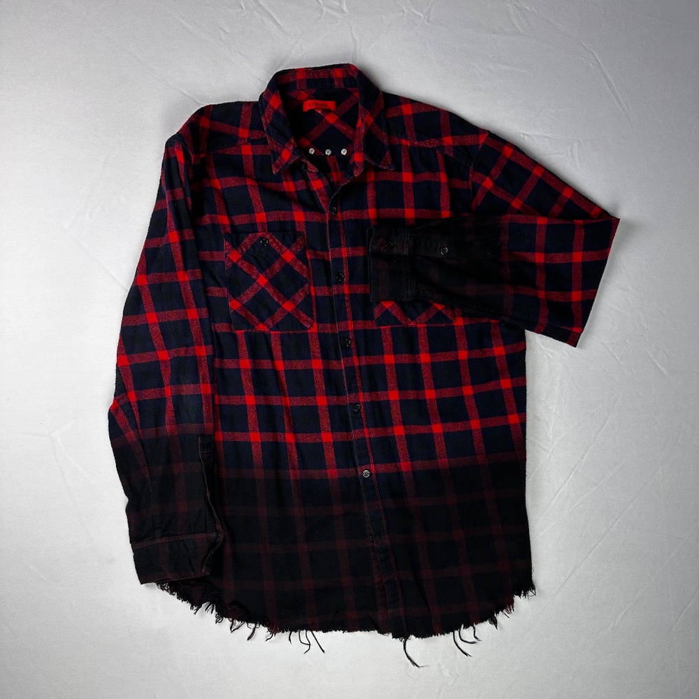 Plaid woven shirt